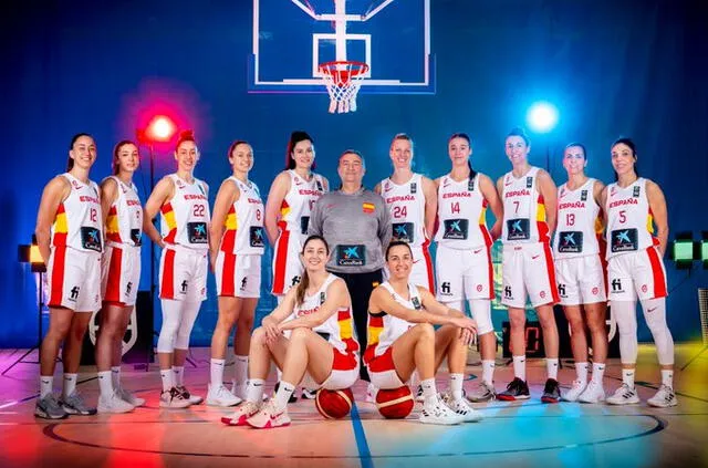 La selección española de baloncesto femenino, sueña con clasificar a París 2024. Foto: Baloncesto España/X   