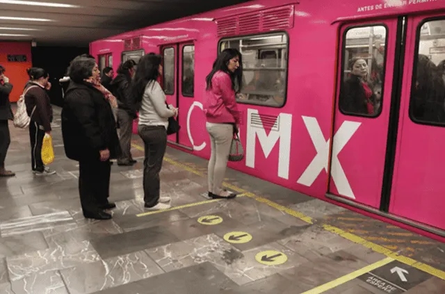 El programa 'Viajemos Seguras' del metro del Distrito Federal de México, iniciado desde el 2007. Foto: Uchile   