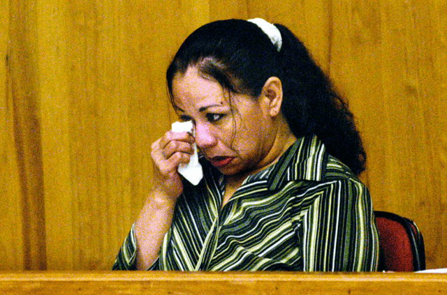 Melissa recibiendo la sentencia de muerte en Brownsville, Texas, en 2008. Foto: NBC News    