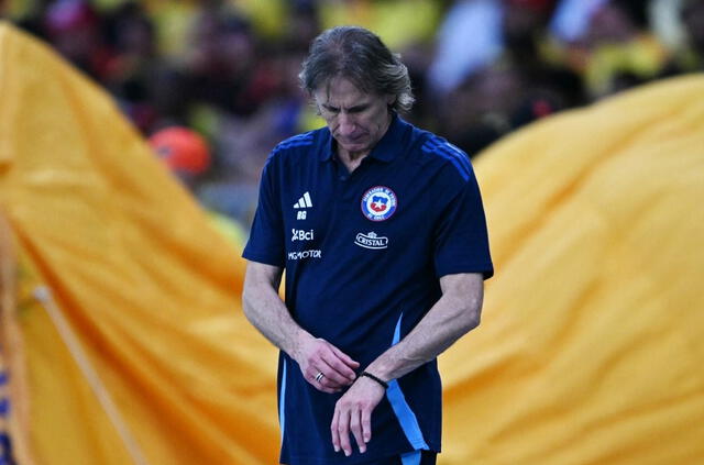 Gareca no sabe lo que es ganar en Eliminatorias con Chile. Foto: AFP   