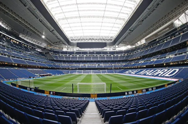 El estadio Santiago Bernabéu fue remodelado recientemente. Foto: CBF 