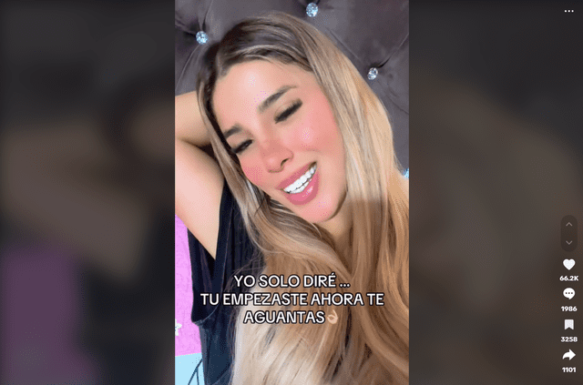 Tiktok deYahaira Plasencia. Foto: TikTok. Tiktok deYahaira Plasencia. Foto: TikTok.