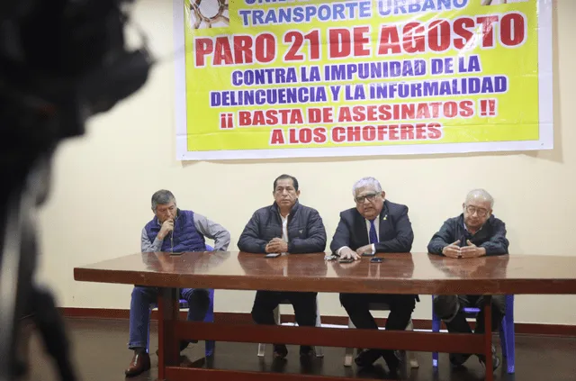  Gremios de transporte no llegaron a acuerdo con el gobierno. Foto: Carlos Félix/La República   