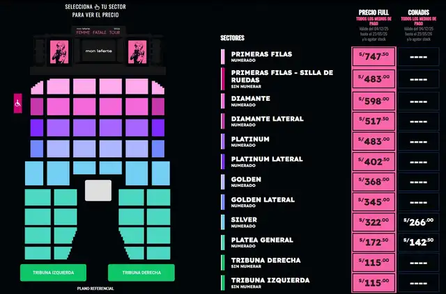 Entradas para el concierto de Mon Laferte en Lima. Foto: Teleticket Entradas para el concierto de Mon Laferte en Lima. Foto: Teleticket