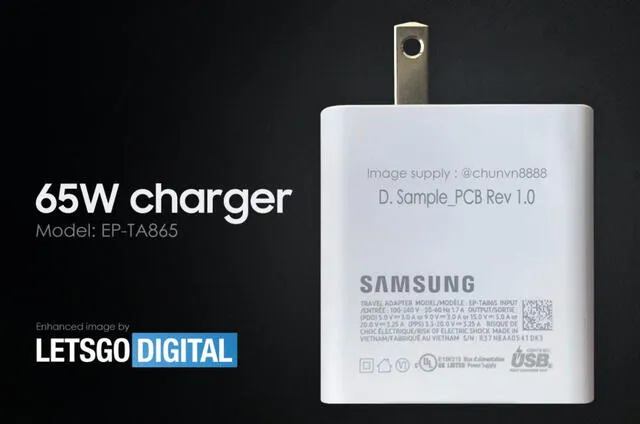 Samsung Galaxy S22 está probando la carga de 65W