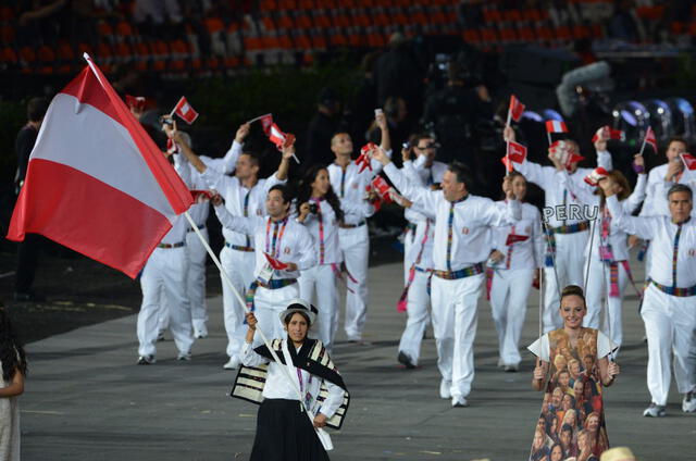 Delegación peruana en la inauguración de los JJ. OO. Londres 2012. Foto: La República