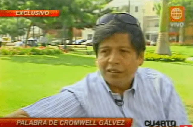 Cromwell Gálvez recibió apoyo de su familia durante su paso por la cárcel. Foto: captura YouTube.