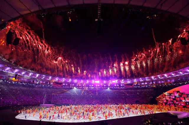 Ceremonia de inauguración de los Juegos Olímpicos Río 2016. Foto: EFE