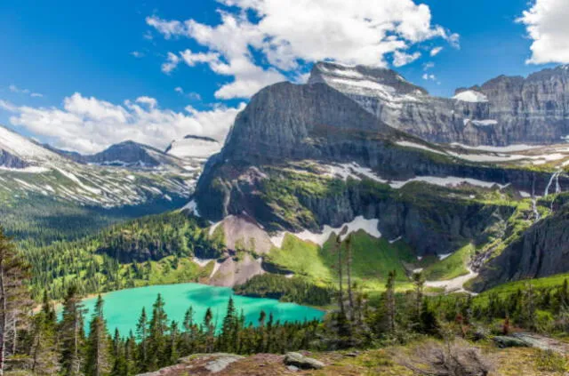  Parque Internacional de la Paz Waterton Glacier es compartida entre Canadá y Estados Unidos. Foto: iStock.    