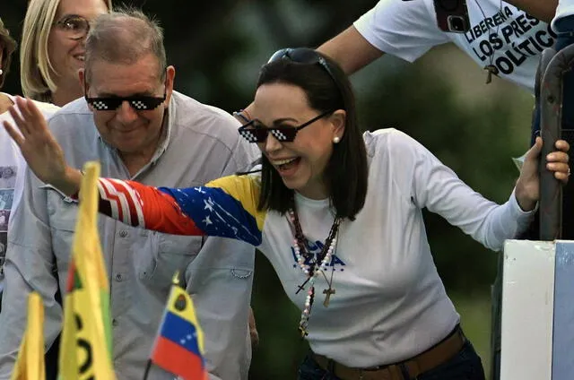 Edmundo González tiene más del doble de intención de voto en comparación con Maduro. Foto: AFP.   