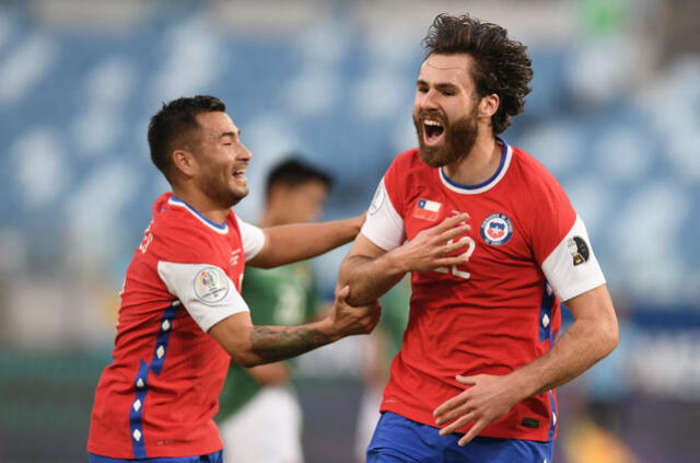  Ben Brereton debutó con la selección chilena en 2021, en un partido ante Argentina. Foto: AFP.   