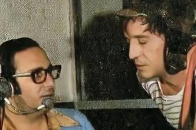  Roberto Gómez Bolaños y Enrique Segoviano. Foto: México   