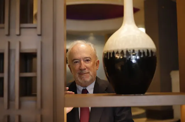 Santiago Muñoz Machado: "La RAE no inventa, no regula desde la nada, no es una reunión de señores de la mediana edad que hacen lo que se les ocurre". Foto: Sebastián Blanco.   