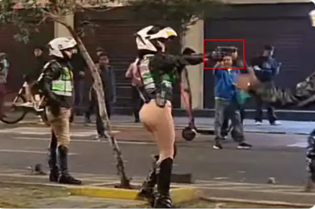   Police caught pulling out their firearm and pointing it at citizens.   