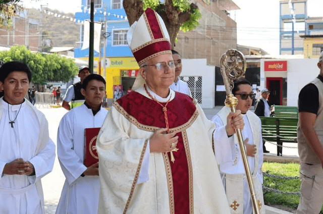 Pope Leo XIV, (then Cardinal Robert Prevost) in one of his lasts visits to Chiclayo-Peru in 2024. Photo: Paul Sunción/Andina Pope Leo XIV, (then Cardinal Robert Prevost) in one of his lasts visits to Chiclayo-Peru in 2024. Photo: Paul Sunción/Andina
