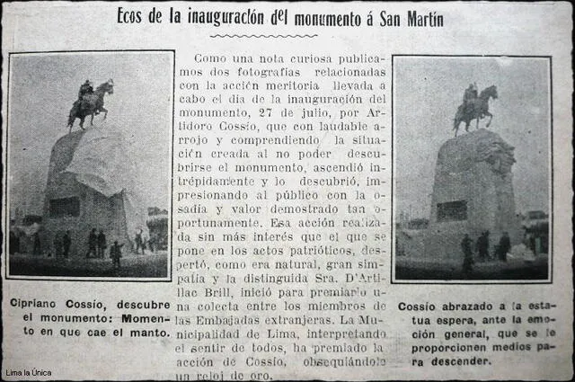 La vez que los argentinos ‘hicieron’ su propia parada militar en Perú en honor a San Martín