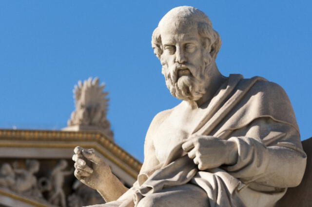 Platón, uno de los filósofos más relevantes de la historia, creía que el universo estaba hecho de cinco tipos de materia. Foto: difusión
