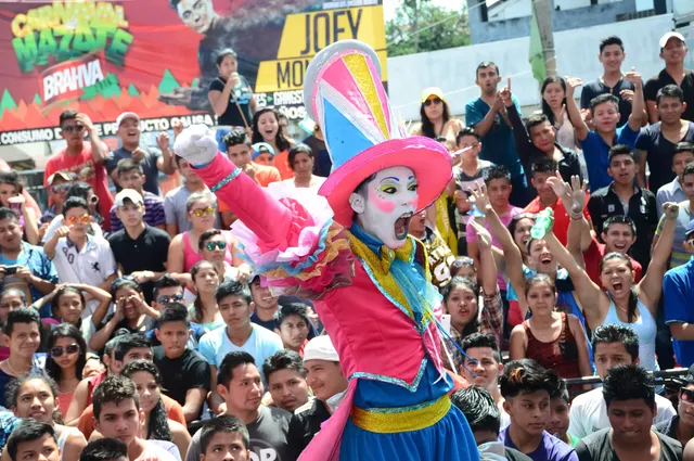  Así se vivió el Carnaval de Mazatenango en 2020. Foto: Prensa Libre   