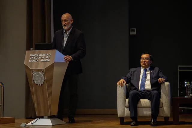  Miguel Vargas Ascenzo en el evento Unir para Incluir. Foto: La República.    