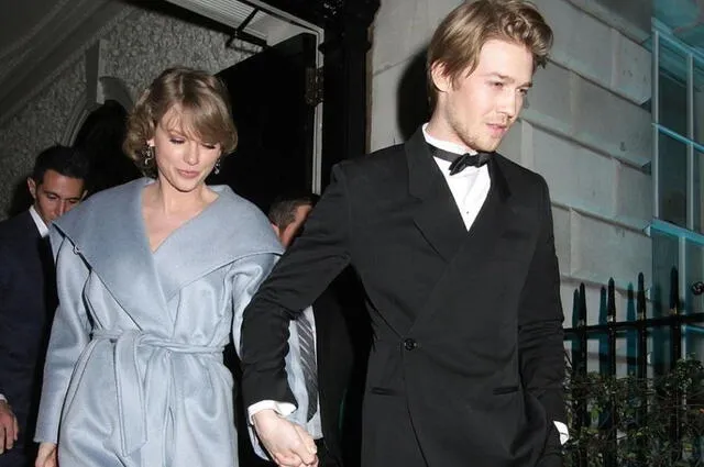   Taylor Swift and Joe Alwyn are seen at the Vogue Bafta Event.  Photo: Blitz Pictures/INSTARimages.com    