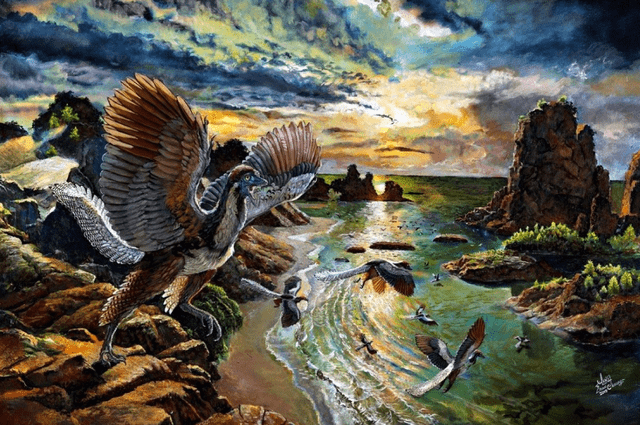  Estudios sostienen que los Archaeopteryx albersdoerferi son la especie prehistórica más cercana a las aves modernas. Foto: Zhao Chuang   
