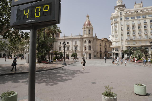 Ola de calor en España llega hasta los 40°. Foto: EFE   