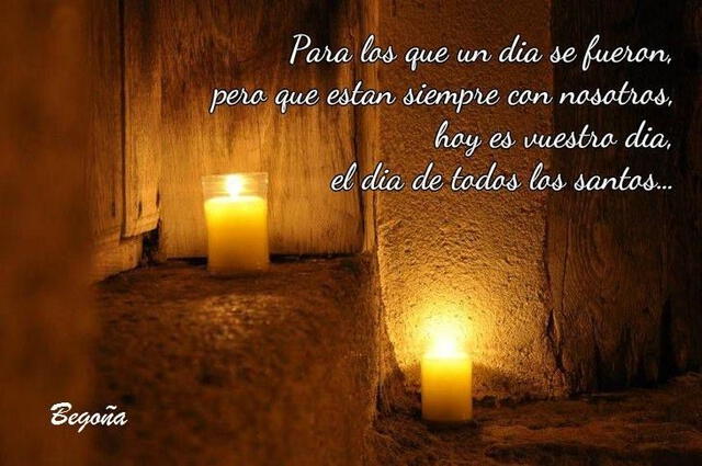  Frases por el Día de Todos los Santos. Foto: Pinterest 