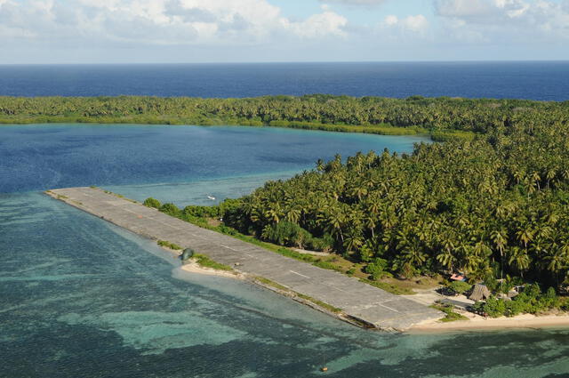 Pingelap es una isla que pertenece a Micronesia. Foto: PJF Military Collection / Alamy