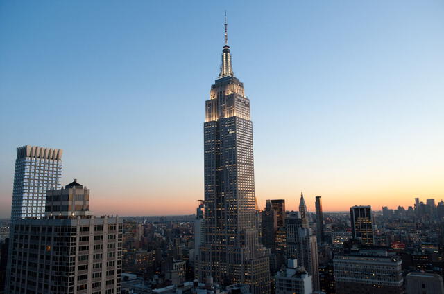 El Empire State Building fue uno de los edificios más altos de Nueva York y de todo el mundo en el siglo XX. Foto: Empire State Building site.    