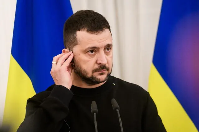 Zelensky aprovechó para revelar situaciones que países europeos dependientes de Rusia han sufrido durante la actual guerra. Foto: AFP.   