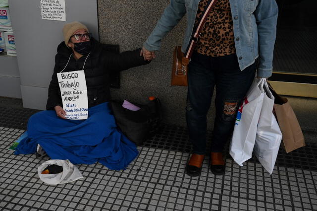 La ciudad de Concordia, en Entre Ríos, lidera el ranking de pobreza con el 55,2% de su población bajo la línea de pobreza, siendo la localidad más golpeada a nivel nacional. Foto: AFP   