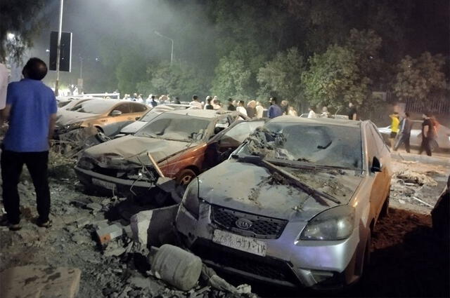 El Ejército israelí tomó el control de un complejo de combate de Hezbollah en Maroun al Ras. Foto: AFP.   