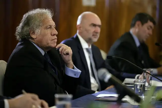 Almagro denunció que muchos de los detenidos son acusados injustamente de delitos como terrorismo y traición a la patria. Foto: AFP.   