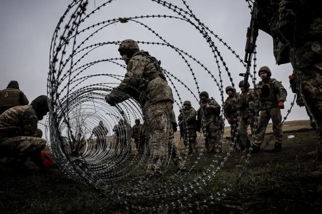 Este asalto se produce en el contexto de la guerra que ya lleva casi 1.000 días. Foto: AFP.   