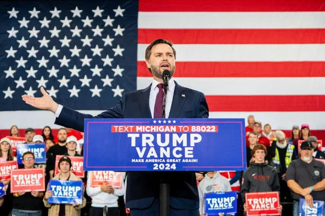 JD Vance es el primer veterano de los Marines en ser elegido vicepresidente de Estados Unidos. Foto: AFP.   