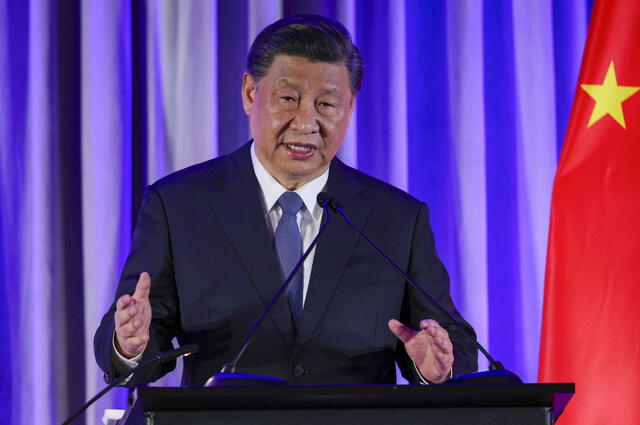 Xi Jinping participó primero de la APEC en Lima, desde donde irá a la G20 de Brasil. Foto: AFP   