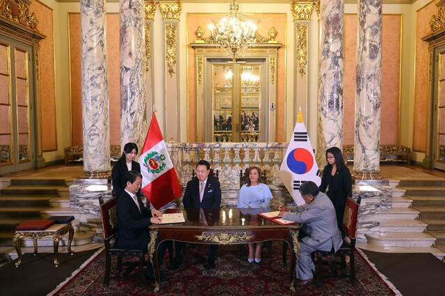 La relación entre Perú y Corea del Sur evolucionó significativamente en la última década, con un enfoque en la cooperación en defensa. Foto: AFP.   