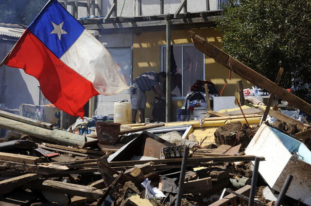 El último gran terremoto en Chile ocurrió el 27 de febrero de 2010 y tuvo una magnitud de 8.8 grados. Foto: disfusión El último gran terremoto en Chile ocurrió el 27 de febrero de 2010 y tuvo una magnitud de 8.8 grados. Foto: disfusión