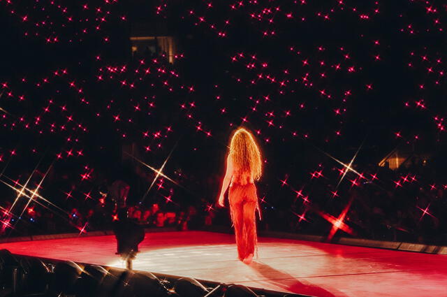 Concierto de Shakira en Charlotte. Foto: Instagram 