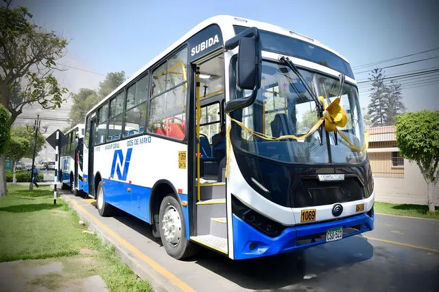 Nuevo bus de la ruta de Lima Este. Foto: ATU Nuevo bus de la ruta de Lima Este. Foto: ATU