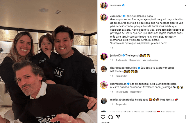 Mensaje de la hija de Jessica Newton. Foto: Instagram   