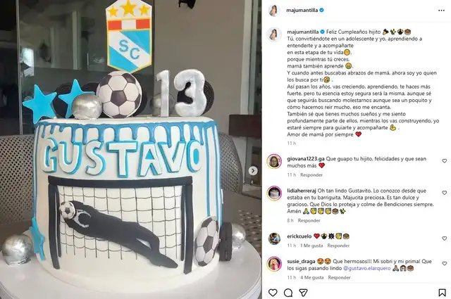 Publicación de Maju Mantilla. Foto: captura/Instagram   