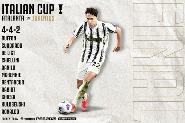 Alineación de Juventus.
