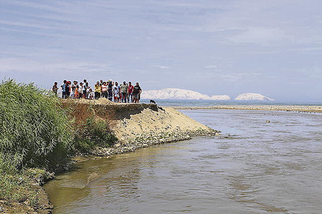Áncash: Río Shisho vuelve a amenazar a Coishco, no hay defensas ribereñas