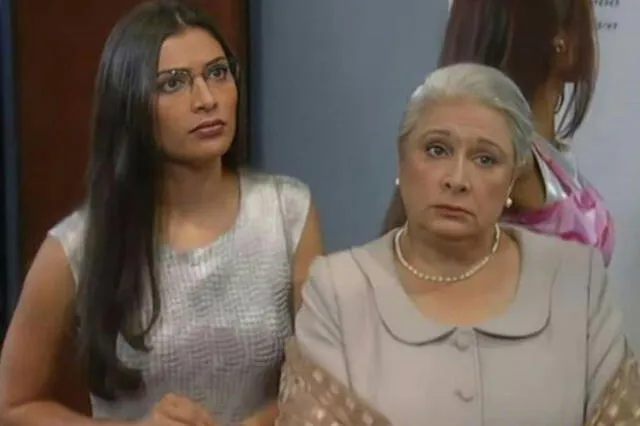 'Inesita' junto a Beatriz en "Betty, la fea". Foto: RCN