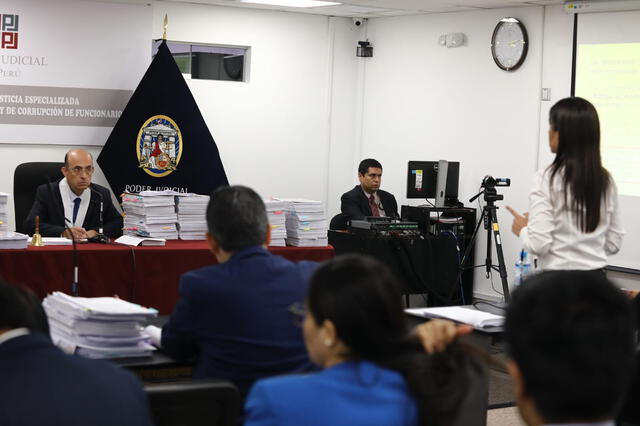 Abogada de Keiko Fujimori sustenta su defensa técnica ante el juez Victor Zúñiga. Foto: Jorge Cerdán / La República.
