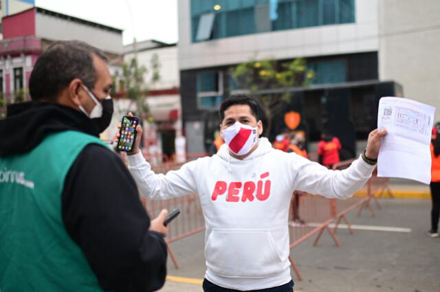 Hinchas de la selección peruana