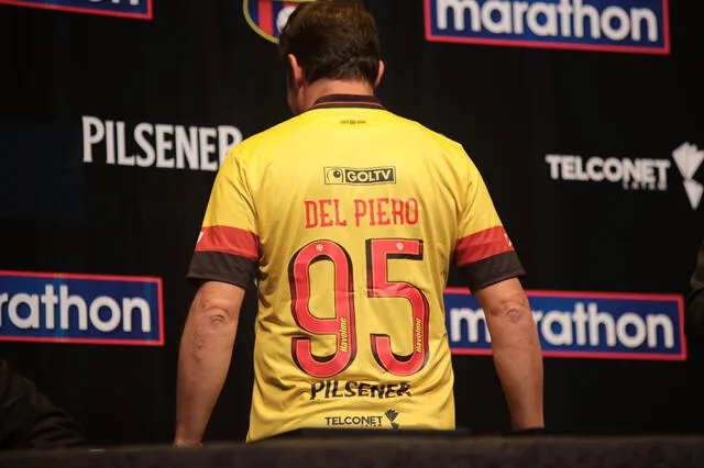 Alessandro del Piero fue 'fichado' por Barcelona SC en 2020. Foto: Barcelona SC