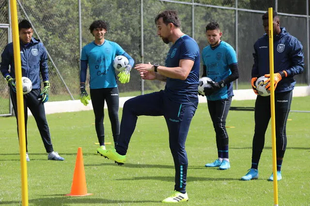 Diego Carranza en los entrenamientos. Foto: La Tri