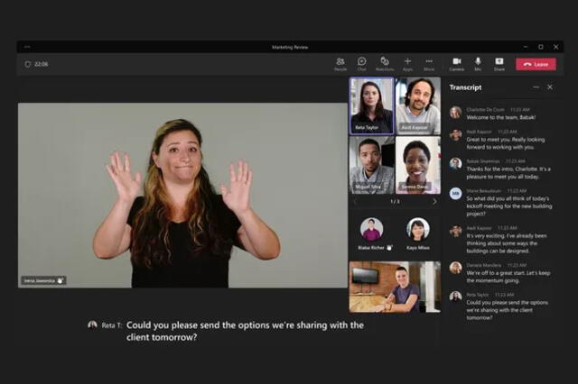 Microsoft Teams se vuelve más inclusivo y ahora ofrece una función para el lenguaje de señas